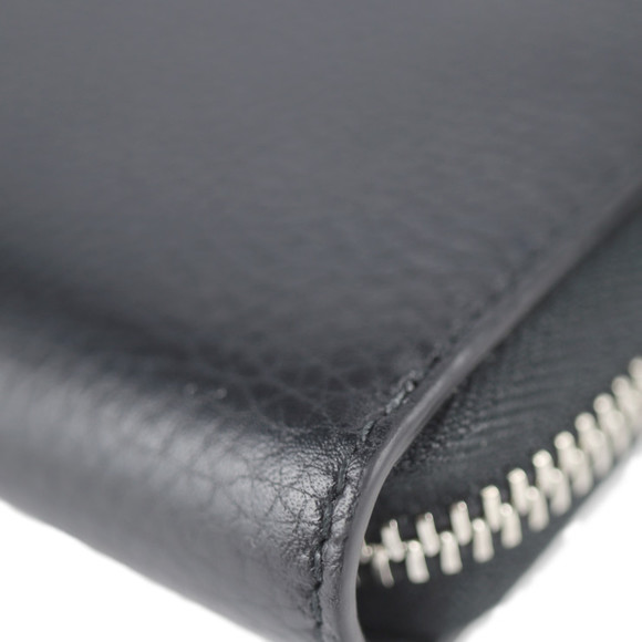 Gucci GG Metal Wrist Wallet Long Wallet Leather Black - Picture 15 of 16